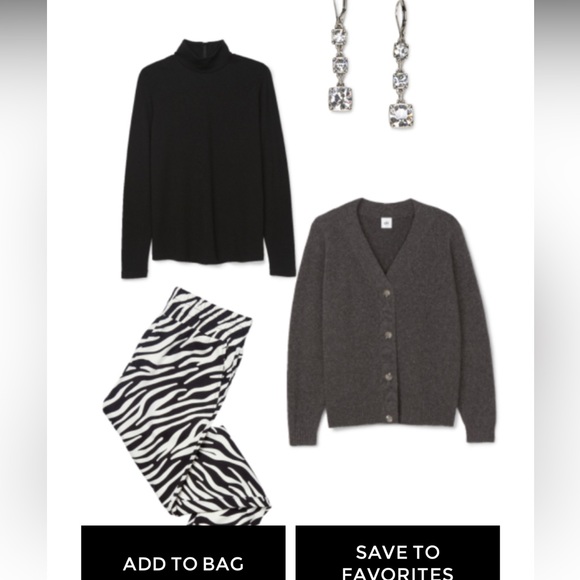 NWT Size Medium Cabi ATC Zebra Joggers - Picture 4 of 10